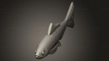 Animal figurines (Red Herring, STKJ_5049) 3D models for cnc