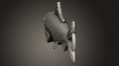 Animal figurines (Red Herring, STKJ_5049) 3D models for cnc