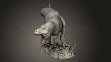 Animal figurines (REX, STKJ_5068) 3D models for cnc