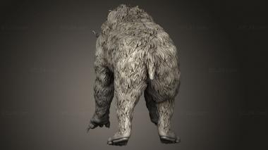 Animal figurines (riders Owlbear, STKJ_5071) 3D models for cnc