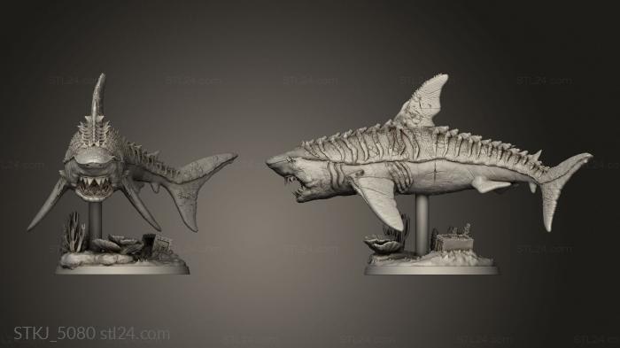 Animal figurines (God Dire, STKJ_5080) 3D models for cnc