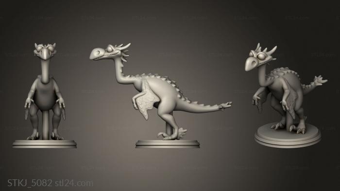 Animal figurines (Roger, STKJ_5082) 3D models for cnc