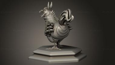 Animal figurines (Rough and Tumble Rough chick, STKJ_5085) 3D models for cnc