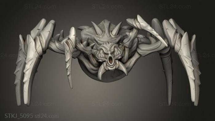 Animal figurines (Desert Spider, STKJ_5095) 3D models for cnc