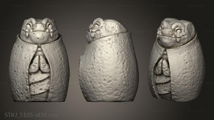 Animal figurines (Jizo Statue, STKJ_5105) 3D models for cnc