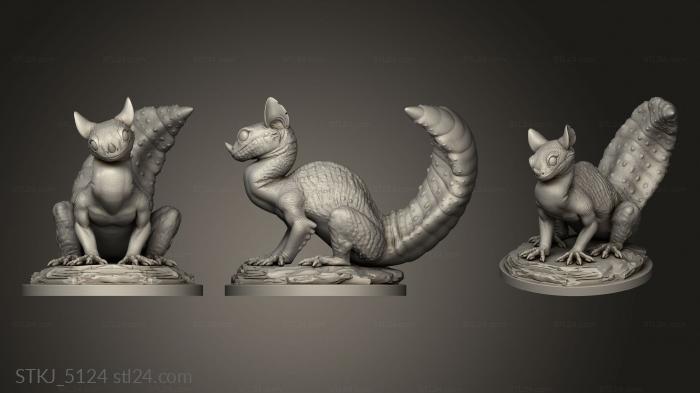 Animal figurines (Sand Bounder Mount, STKJ_5124) 3D models for cnc