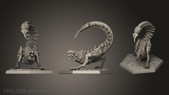 Animal figurines (Sandy Dunes Lutba apion, STKJ_5128) 3D models for cnc