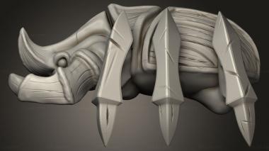 Animal figurines (Scarab, STKJ_5132) 3D models for cnc