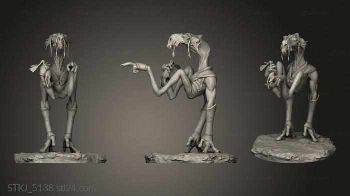 Animal figurines (Sebulba, STKJ_5138) 3D models for cnc