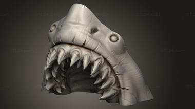 Animal figurines (shark, STKJ_5146) 3D models for cnc