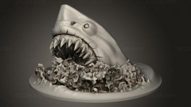 Animal figurines (shark, STKJ_5147) 3D models for cnc