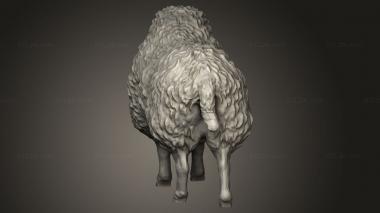 Animal figurines (Sheep, STKJ_5151) 3D models for cnc