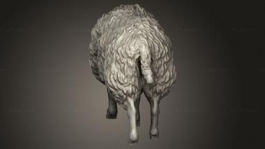 Animal figurines (Sheep, STKJ_5153) 3D models for cnc