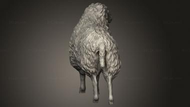 Animal figurines (Sheep, STKJ_5154) 3D models for cnc