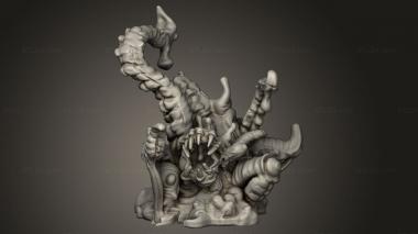 Animal figurines (Shoggoth, STKJ_5159) 3D models for cnc