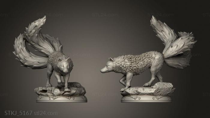 Animal figurines (Sisters the Dawn Spirit, STKJ_5167) 3D models for cnc