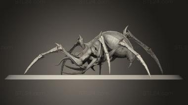 Animal figurines (Spider skin, STKJ_5211) 3D models for cnc