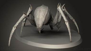 Animal figurines (Spider skin, STKJ_5211) 3D models for cnc