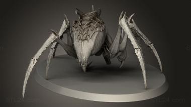 Animal figurines (Spider, STKJ_5212) 3D models for cnc