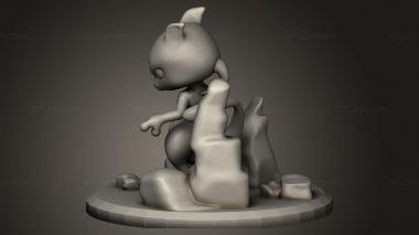 Animal figurines (split, STKJ_5214) 3D models for cnc