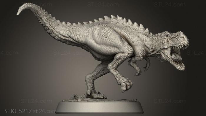 Animal figurines (Stinky Ancient Ruins Enrico Dino, STKJ_5217) 3D models for cnc