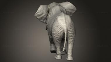 Animal figurines (Elephant, STKJ_5222) 3D models for cnc