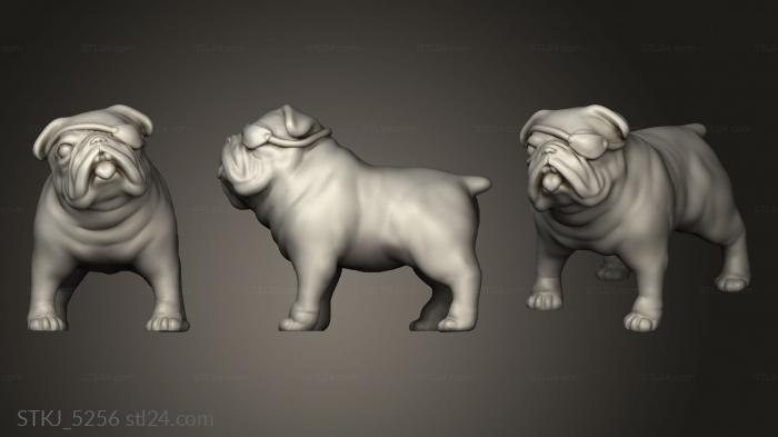 Animal figurines (The Dark Alley Tarasque Loyalty Reward street urchins oatmeal, STKJ_5256) 3D models for cnc