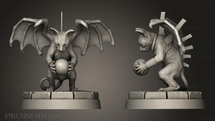 Animal figurines (The Dragon Trapper Lodge, STKJ_5258) 3D models for cnc