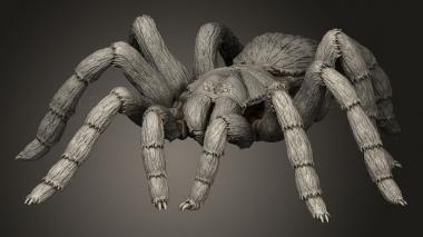 Animal figurines (The Gunslinger Lodge Giant Tarantula Building, STKJ_5288) 3D models for cnc