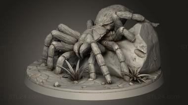 Animal figurines (Tarantula, STKJ_5289) 3D models for cnc