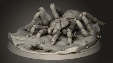 Animal figurines (Tarantula, STKJ_5290) 3D models for cnc