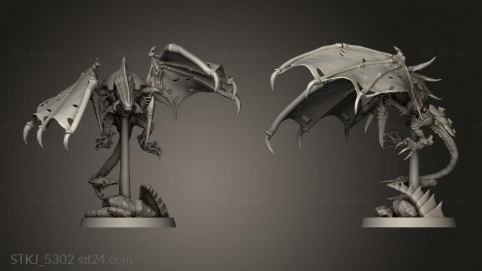 Animal figurines (The Makers Cult Space Bug Parasites, STKJ_5302) 3D models for cnc