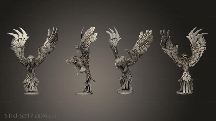 Animal figurines (The Sanguine Sea Big Polly, STKJ_5317) 3D models for cnc