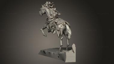 Animal figurines (The Sorrows Own Baron Horses Horse, STKJ_5320) 3D models for cnc