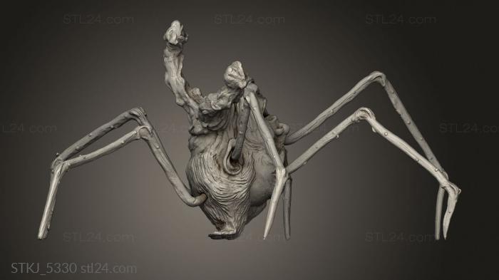 Animal figurines (The Thing Spider Boubi, STKJ_5330) 3D models for cnc