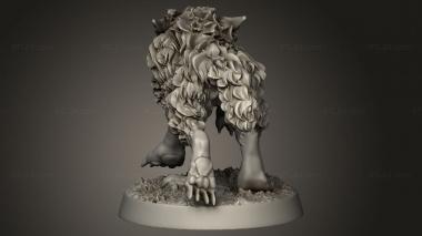 Animal figurines (The Wilderness Wolves Wolf, STKJ_5339) 3D models for cnc