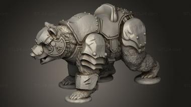 Animal figurines (Through Dead Guards Duncan Shadow, STKJ_5344) 3D models for cnc