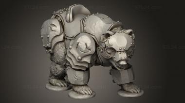 Animal figurines (Through Dead Kaiju, STKJ_5347) 3D models for cnc