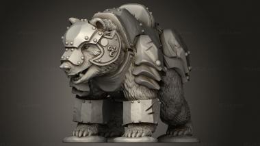 Animal figurines (Through Dead Kaiju, STKJ_5347) 3D models for cnc