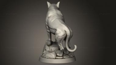 Animal figurines (Throwback Jan Sabertooth, STKJ_5357) 3D models for cnc