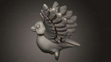 Animal figurines (Woodland Bird, STKJ_5401) 3D models for cnc