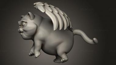 Animal figurines (Tressym, STKJ_5408) 3D models for cnc