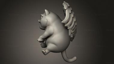 Animal figurines (Tressym, STKJ_5411) 3D models for cnc