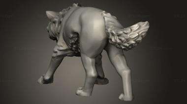 Animal figurines (Ultimate Wolf, STKJ_5430) 3D models for cnc