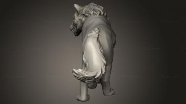 Animal figurines (Ultimate Wolf, STKJ_5431) 3D models for cnc