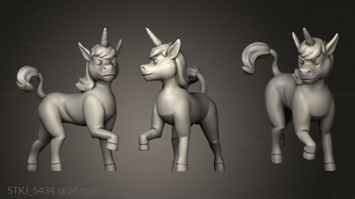 Animal figurines (UN, STKJ_5434) 3D models for cnc