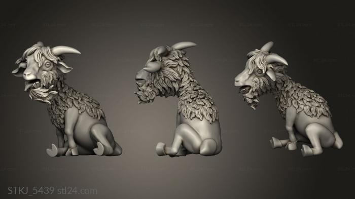 Animal figurines (UNS Bonfire, STKJ_5439) 3D models for cnc