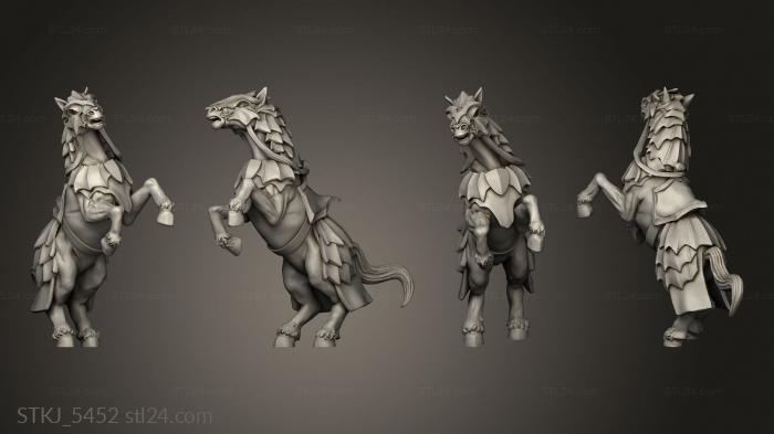 Animal figurines (Vampires Vampire Princess horse, STKJ_5452) 3D models for cnc