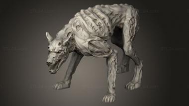 Animal figurines (Vaultz Cerberus, STKJ_5455) 3D models for cnc