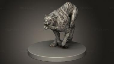 Animal figurines (Vaultz Cerberus w, STKJ_5457) 3D models for cnc